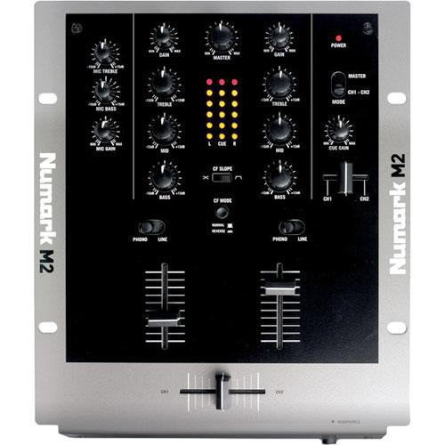 Numark M2 - 10" Two-Channel DJ Mixer with 3-Band EQ