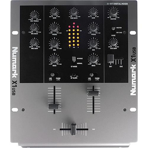 Numark X1USB Compact Digital Scratch Mixer with USB Audio I/O