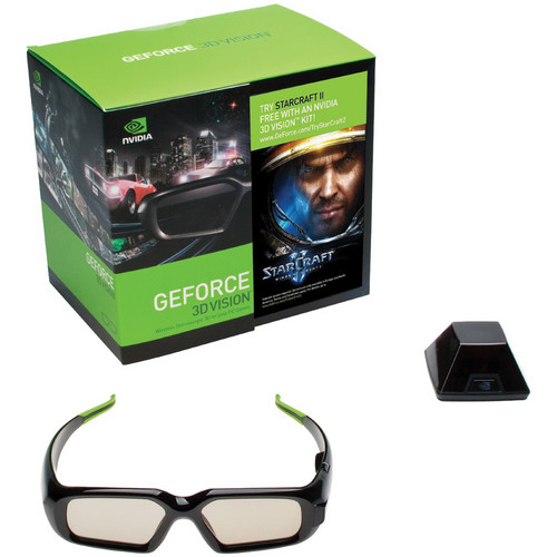 NVIDIA GeForce 3D Stereo Glasses Kit with Emitter with StarCraft II Trial