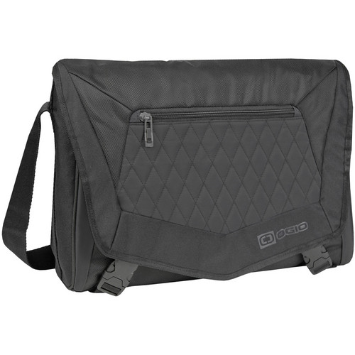 OGIO Vamp Small Messenger Shoulder Bag with 16" Laptop Pocket (Covert Black)