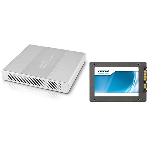 OWC 1TB (2x 512GB) Mercury Elite-Al Pro Dual mini RAID Enclosure Kit with Solid State Drives