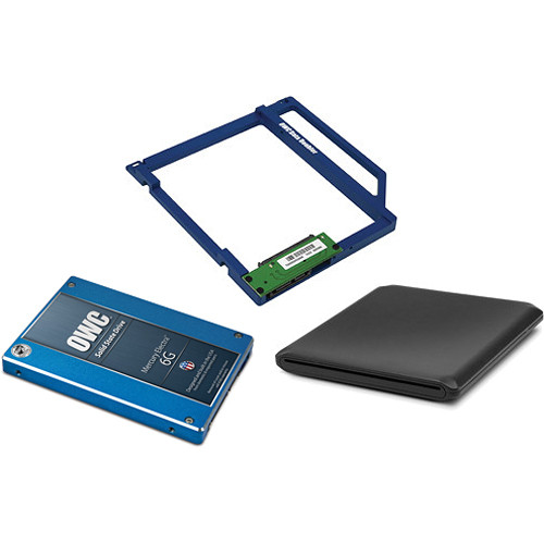 OWC SuperSlim USB 2.0 9.5mm Optical Drive External Enclosure Bundle