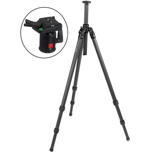 Oben CT-2310 3-Section Carbon Fiber Tripod with BA-2 Ball Head Kit