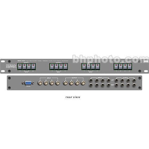 Ocean Matrix OMX-4X4 Vertical Interval Matrix Switcher, 4x4