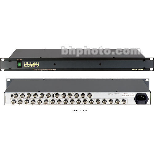 Ocean Matrix OMX-7015 1x5 RGBHV Distribution Amplifer, BNC