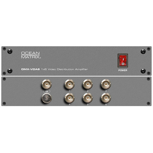 Ocean Matrix OMX-EU/VDA6 1x6 Video & Y/C Video Signal Distribution Amplifier
