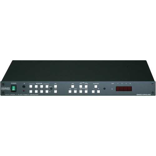 Ocean Matrix OMX-VP4X4K VGA/XGA/Balanced Audio Switcher (4 x 4)