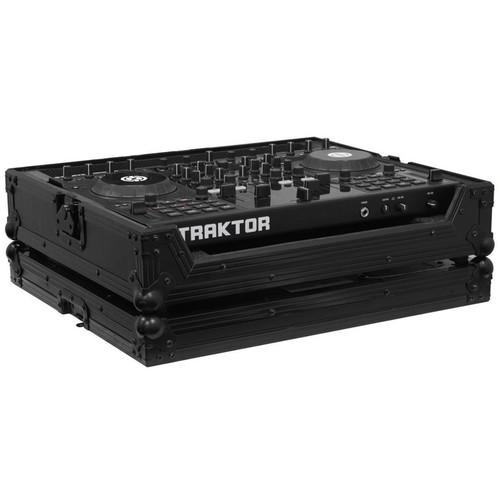 Odyssey FRTS4BL Traktor Kontrol S4 DJ MIDI Controller Flight Ready Series Black Label Case (Black)