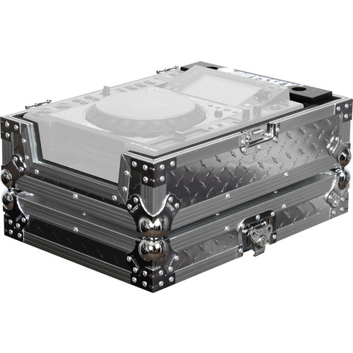 Odyssey Silver Diamond Plate ATA Flight Zone Case