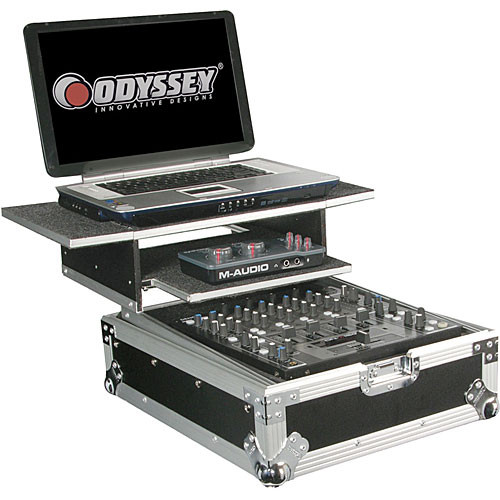 Odyssey FZGS12MIX Flight Zone Glide Style DJ Mixer Case