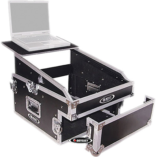 Odyssey FZGS1304 Flight Zone Glide Style Slanted 13+4 Space Combo Rack Case
