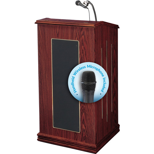 Oklahoma Sound Prestige Sound Lectern #711 (Mahogany) w/ LWM-5