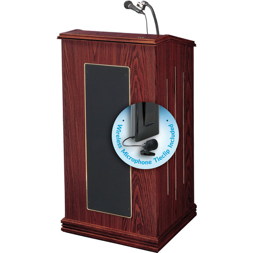 Oklahoma Sound Prestige Sound Lectern #711 (Mahogany) w/ LWM-6