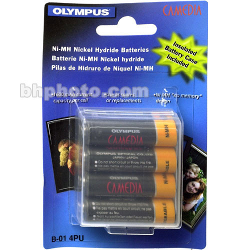 Olympus AA NiMH Rechargeable Batteries (2100mAh 4 Pack)