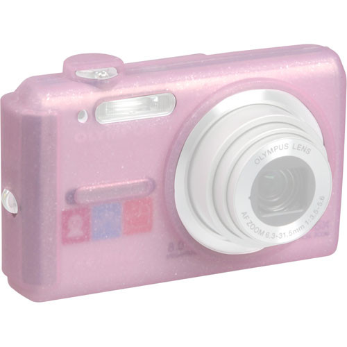 Olympus Silicon Skin - for Olympus FE-340 Digital Camera (Pink)