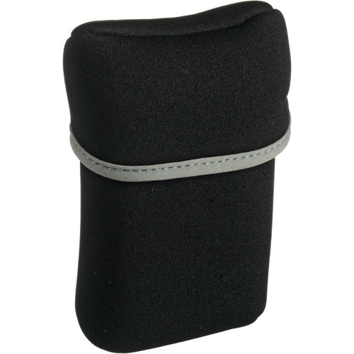 Olympus Neoprene Compact Camera Case with Wrist Strap - Black (Grey Trim)
