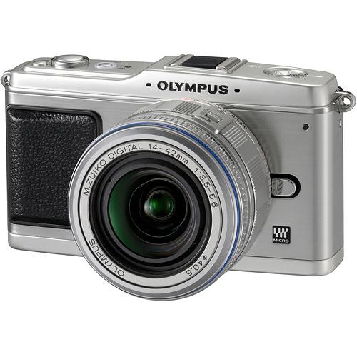 Olympus E-P1 Pen Digital Camera (Silver) w/ 14-42mm 262818B B&H