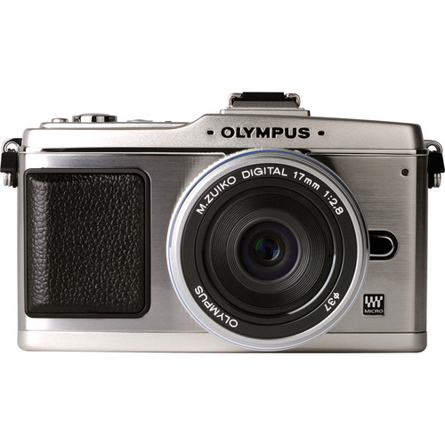 Olympus E-P2 Pen Digital Camera w/ M.Zuiko Digital 17mm f/2.8 Lens (Silver)