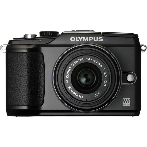 Olympus PEN E-PL2 Digital Camera (Black) W/14-42mm II Lens (Black)