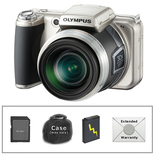 Olympus SP-800UZ Digital Camera with Deluxe Accessory Kit