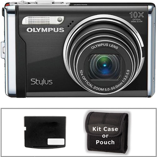 Olympus Stylus-9000 Digital Camera with Basic Accessory Kit (Black)