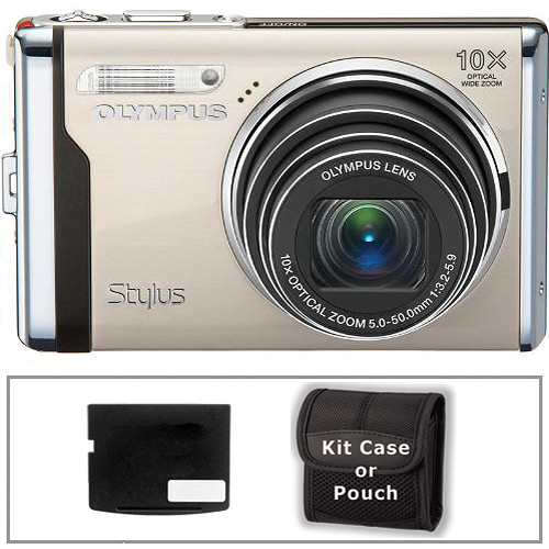 Olympus Stylus-9000 Digital Camera with Basic Accessory Kit (Champagne)
