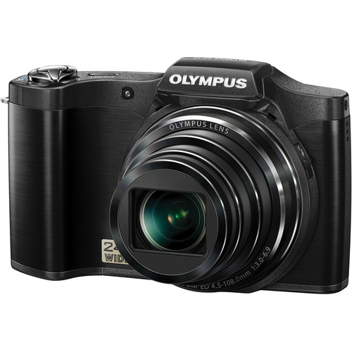 Olympus SZ-12 Digital Camera (Black) V102081BU000 B&H Photo Video