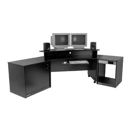 Omnirax Producer's Corner (Black Melamine)