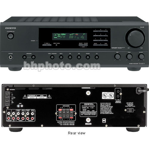 Onkyo TX-8011 2-Channel Stereo Receiver (Black) TX8011 B&H Photo Onkyo TX-8011 2-Channel Stereo Receiver (Black) TX8011 B&H Photo
