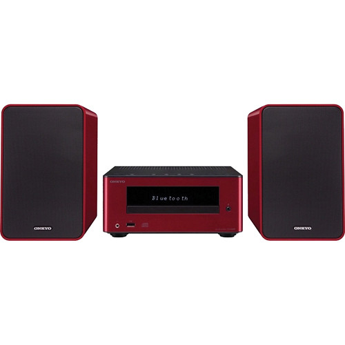 Onkyo CS-355 CD Hi-Fi Mini System with Bluetooth (Red)
