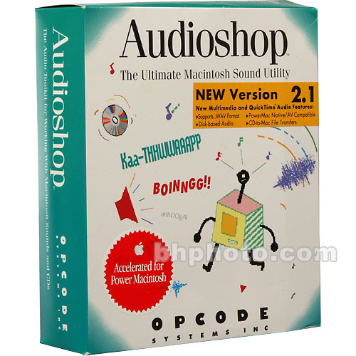 Opcode Audioshop 2.1 - Audio File Conversion Utility