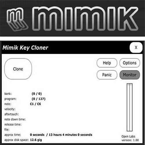 Open Labs MimiK Keyboard Cloning Software
