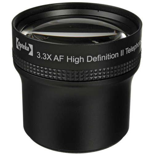 Opteka 3.3x High Definition II Telephoto Lens for Video Cameras (52/55/58mm)