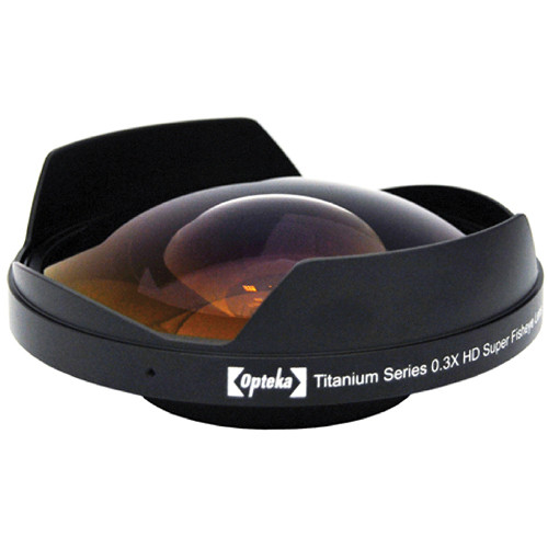 Opteka 112mm Titanium 0.3x HD Ultra Fisheye Adapter OPTSCGL2FE