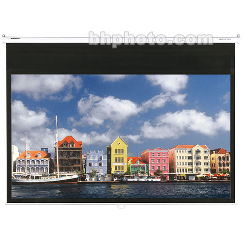 Optoma Technology GrayWolf II Manual Pull-Down Projection Screen-High Contrast Gray