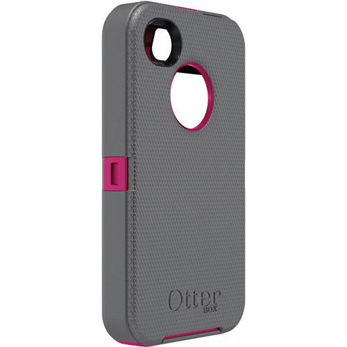 OtterBox Defender Series Case for iPhone 4/4s (Gunmetal Gray/Peony)