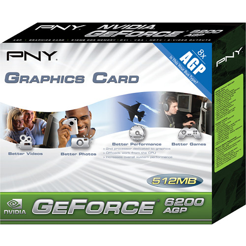 Geforce 6200 LE 512MB AGP 128bits - Informática