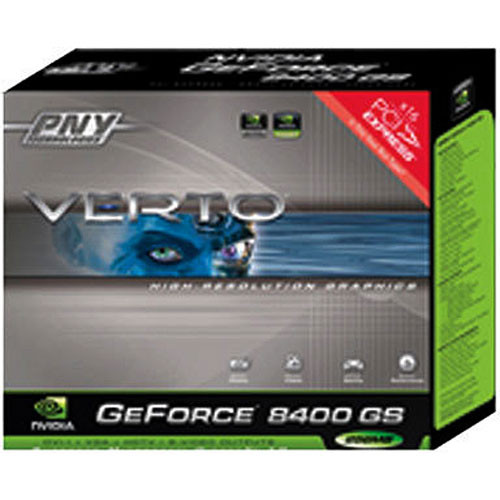 PNY GeForce 8400 GS Low-Profile PCI Express Display Card