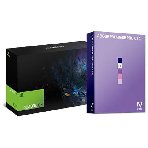 PNY Quadro CX Professional Display Card/Adobe Premiere Pro CS4 for Windows