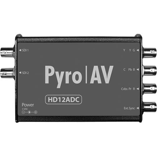PYRO AV HD12ADC Multi-Rate 12-Bit Analog Video to HD/SD-SDI Decoder