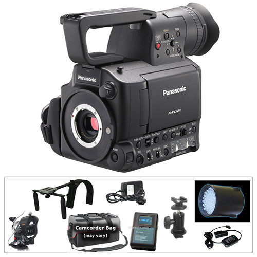 Panasonic AG-AF100 Pro HD Camcorder Handheld Power & Light Kit