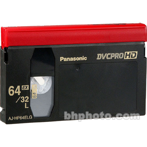Panasonic AJ-HP64EL 64-Minute DVCPRO HD Video Cassette (Large)