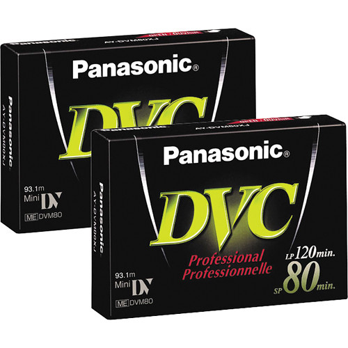 Panasonic AY-DVM80XJ Mini Professional DVC (2-Pack)