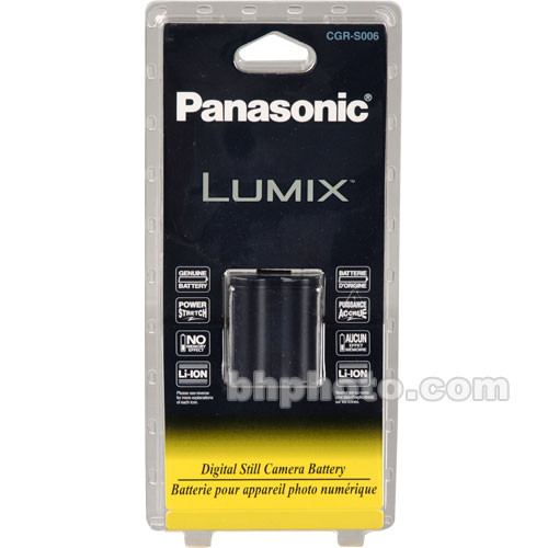 Panasonic CGR-S006 Rechargeable Lithium-Ion Battery CGR-S006A/1B