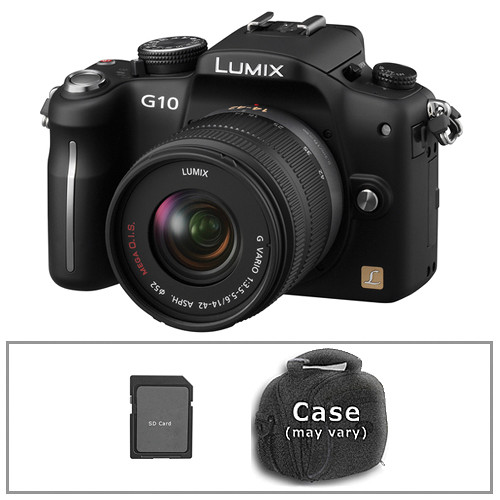 Panasonic DMC-G10 Interchangeable Lens System Digital Camera with Basic Kit