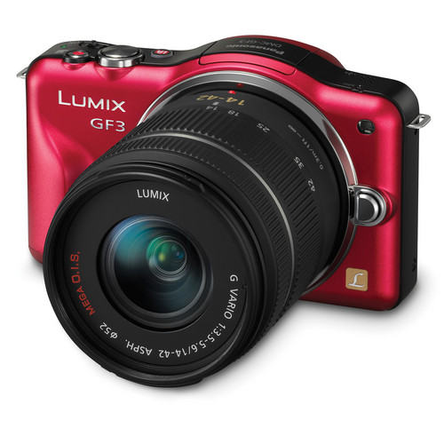 Panasonic Lumix DMC-GF3 Digital Camera with 14-42mm DMC-GF3KR