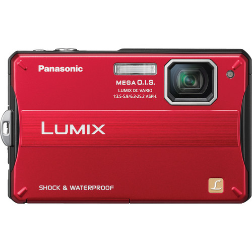 Panasonic Lumix DMC-TS10 Digital Camera (Red)