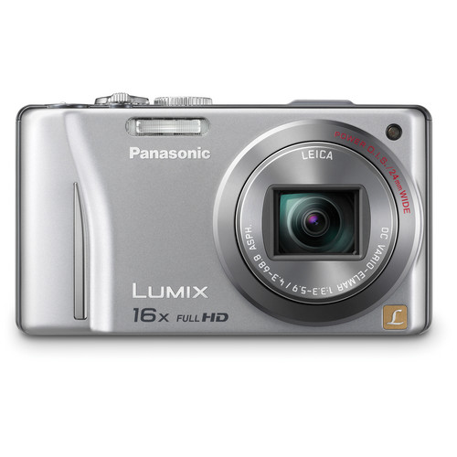 Panasonic Lumix DMC-ZS10 Digital Camera (Silver)