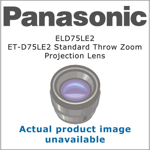 Panasonic ET-D75LE2 Standard Throw Zoom Projection Lens
