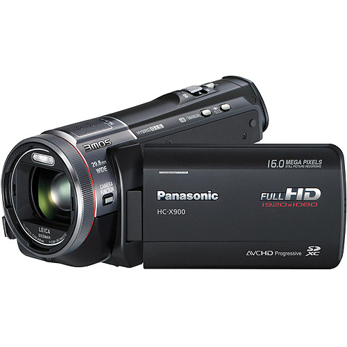 Panasonic HC-X900K 3D Ready Full HD Camcorder (Black)